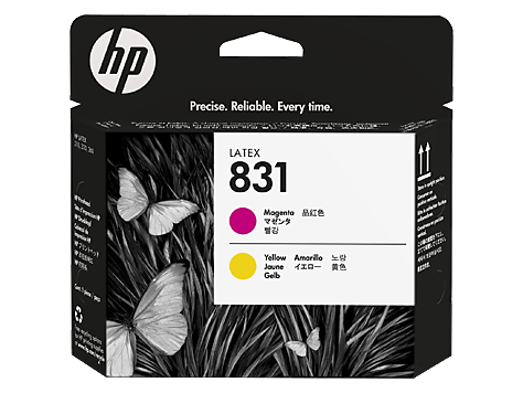 HP 831 Yellow/Magenta Latex Printhead For 310, 330, 360