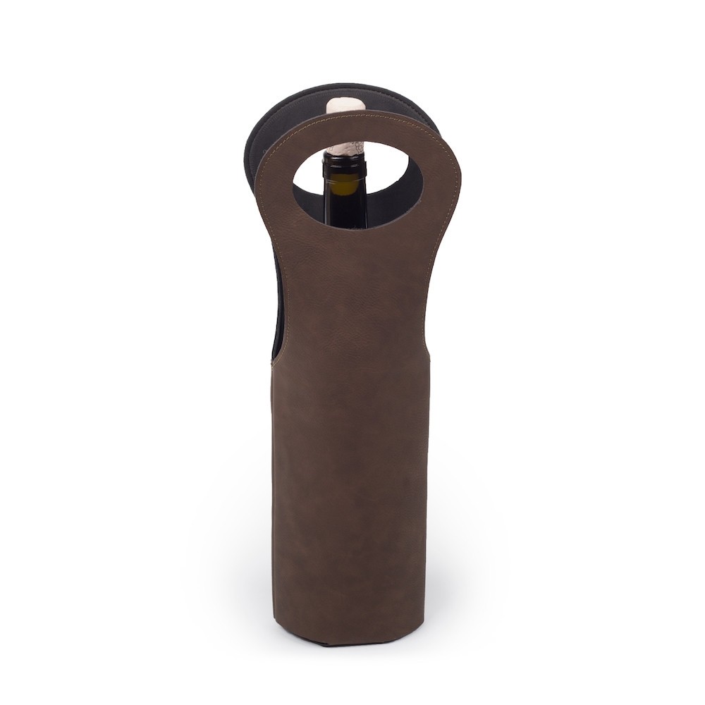 Laserable wine tote color: Bay Brown