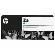 HP 831C 775-ml Cyan Latex Designjet ink cartridge