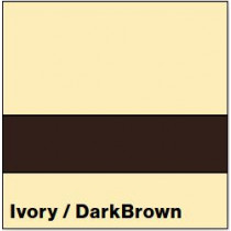 Rowmark LaserMax ivory/dark brown 1245x610x1,6mm
