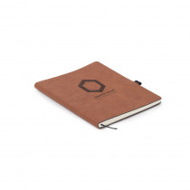 Laserable notebook Color: Chestnut 17,8x22,9 cm