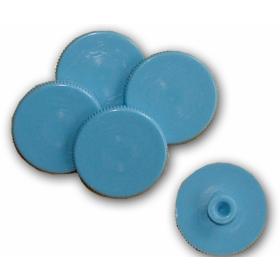 Blue plastic pads 5 vnt pakelyje