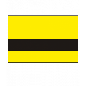 Rowmark LaserMax yellow/black 1245x610x3,2mm 3-ply