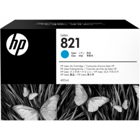 HP 821A 400-ml Cyan Latex Designjet ink cartridge
