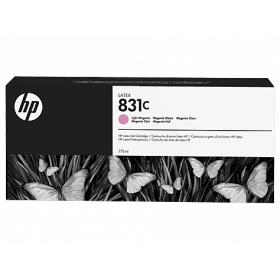 HP 831C 775-ml Light Magenta Latex Designjet ink cartridge