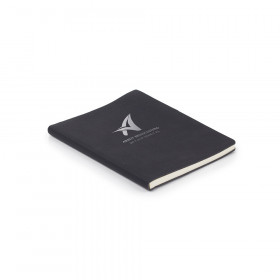 Laserable notebook Color: Black 17,8x22,9 cm