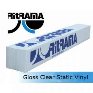 RI-4519/150 PREMIUM PVC STATIC 150μ Gloss Clear Static Vinyl 1,39x50m