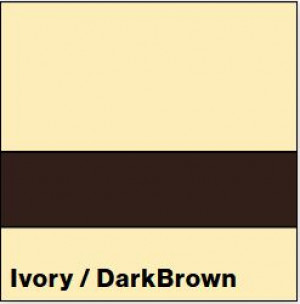 Rowmark LaserMax ivory/dark brown 1245x610x1,6mm