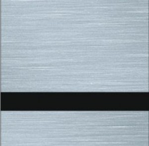 Rowmark FlexiBrass br.silver/black 1238x610x0,5mm