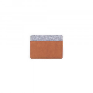 Laserable Card holder color: Chestnut 
